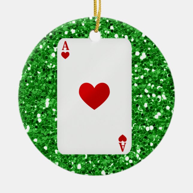 Gambling - Vegas Ceramic Ornament (Front)