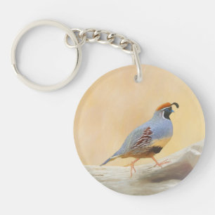Gambrel's Quail Painting Original Bird Art