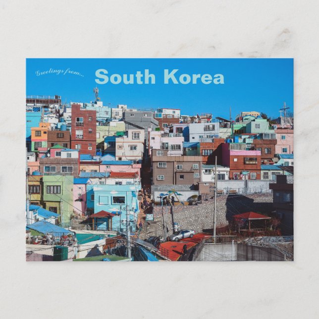 Gamcheon Culture Village Busan South Korea Postcard (Front)