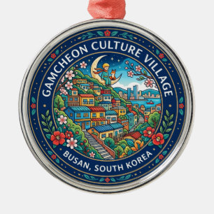 Gamcheon Culture Village South Korea Metal Ornament