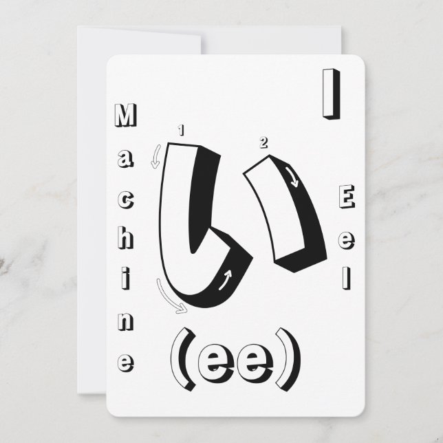 Game Activity Colouring Page Flashcards Learn Japa Invitation (Front)