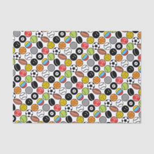 Game and Sports Balls Tissue Paper