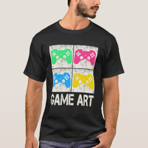 Game art vintage Gamepad for retro gamers and nerd T-Shirt