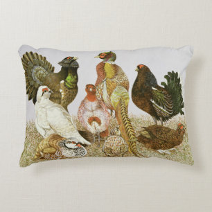 Game Birds Accent Pillow