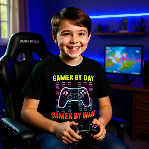 Game By Day - Gamer By Night T-Shirt