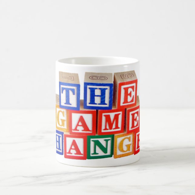 Game Changer Building Block Letters Coffee Mug (Center)