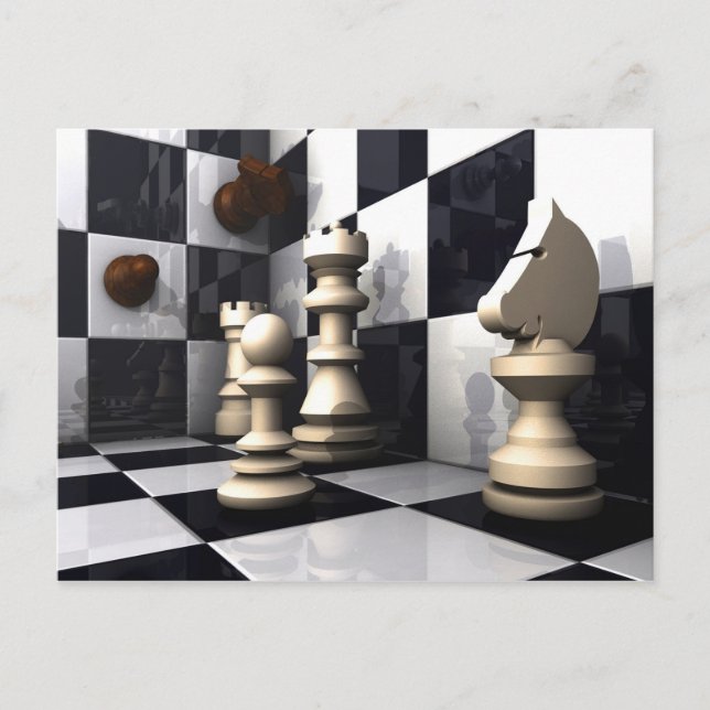 Game Chess Hobby Postcard (Front)