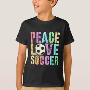 Game Club Score Love Cleats Soccer Mom Sassy Peace T-Shirt