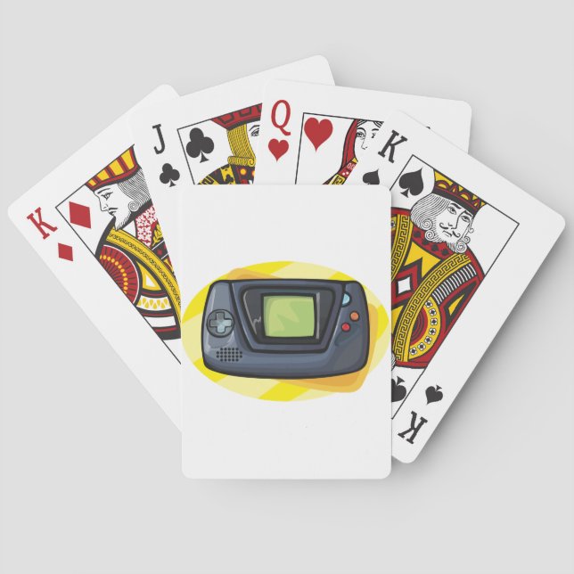 Game Console Playing Cards (Back)
