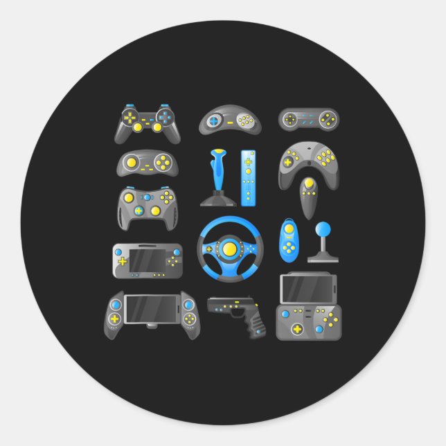 Game Control All The Things Video Game 1  Classic Round Sticker (Front)