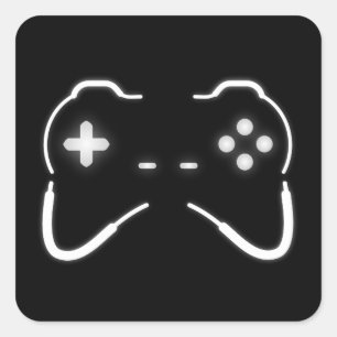 Game Controller Square Sticker