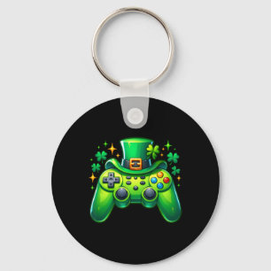 Game Controller St Patricks Day Gamer Irish Boys M Keychain