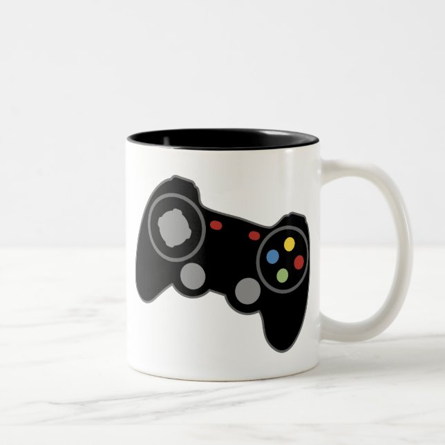 Game Controller Two-Tone Coffee Mug (Right)