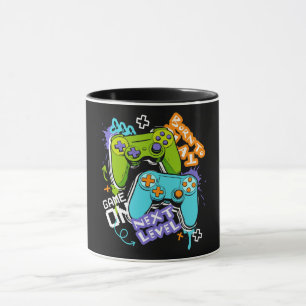 Game controllers Graffiti  Gaming Born To Play  Mug