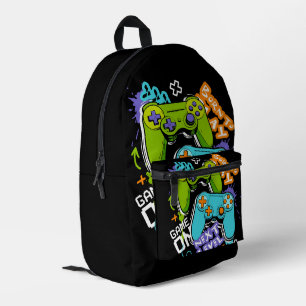 Game controllers Graffiti  Gaming Born To Play  Printed Backpack