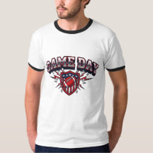 Game Day American Football Patriotic Shield Sports