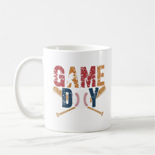 Game Day Baseball Graphic Coffee Mug
