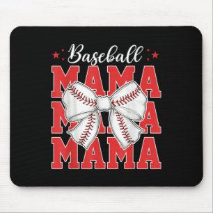 Game Day Baseball Mom Mother Baseball Mama Coquett Mouse Pad
