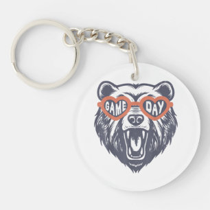 Game Day Bear Keychain
