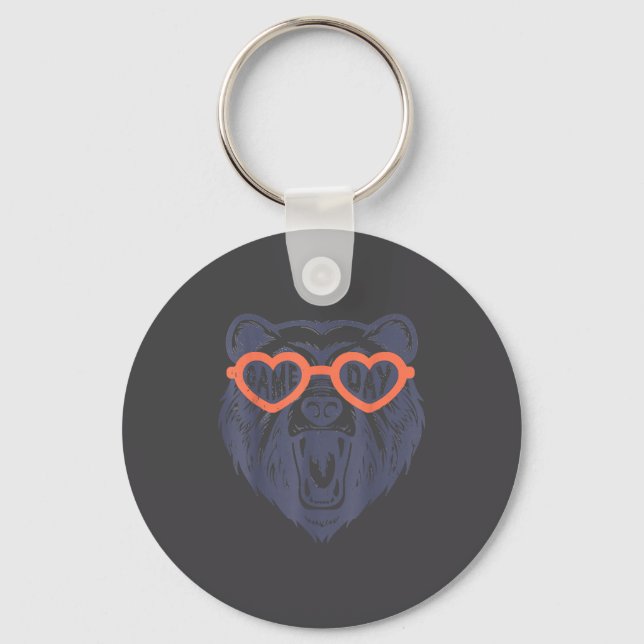 Game Day Bear  Keychain (Front)