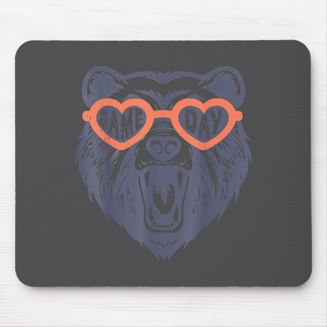 Game Day Bear  Mouse Pad (Front)