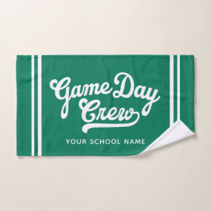 Game Day Crew Custom Sport Towel, Team Spirit  Hand Towel