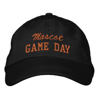 Game Day Custom Mascot or Team Name Embroidered Hat