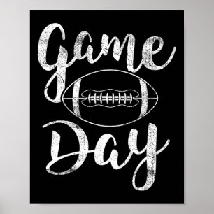 Game Day Football - Cute Football Top  Poster