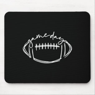 Game Day Football Game Day Vibes Football Lover Wo Mouse Pad