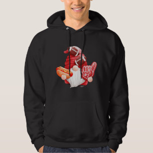 Game Day Football Gnome Mom Dad Referee Touchdown Hoodie
