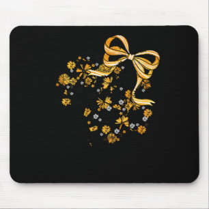 Game Day Football Season Football Mama Girl Black  Mouse Pad
