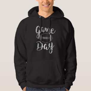 Game Day Football Team Vintage Sports Football Men Hoodie