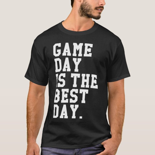 Game Day is the Best Day retro T-Shirt (Front)