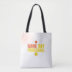 Game Day Pickleball Shoulder Tote Bag   Minimal Sp