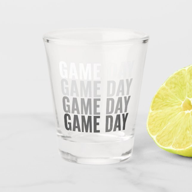 Game Day Repeat Bold Shot Glass (Front)