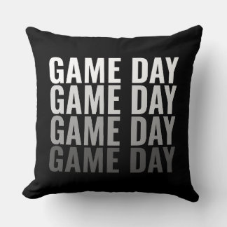 “Game Day Repeat” Bold Throw Pillow