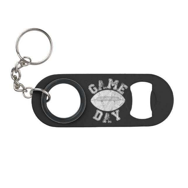 Game Day Screwball Graphics Keychain Bottle Opener (Front (Horizontal))
