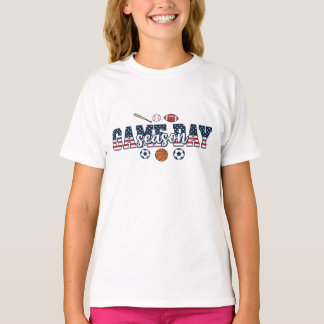 Game Day Season Patriotic Multi Sports Fan Gift T-Shirt