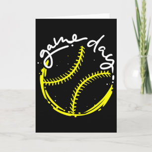 Game Day Sell Life, Softll Life For Mom Boys Girls Card