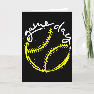 Game Day Sell Life, Softll Life For Mom Boys Girls Card