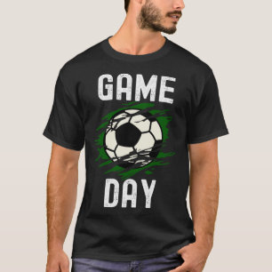 Game Day Soccer Football  Quotes Family Costume T-Shirt