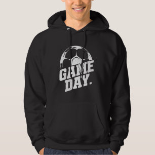 Game Day Soccer Mom Dad Coach Awesome Soccer Ball Hoodie