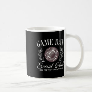 Game Day Social Club American Football Game Day Th Coffee Mug