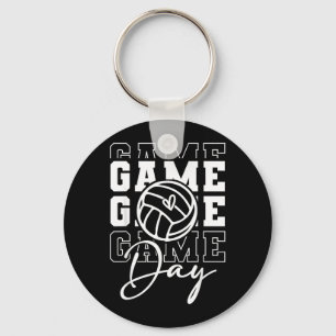 Game Day Sports Game Day Volleyball Keychain