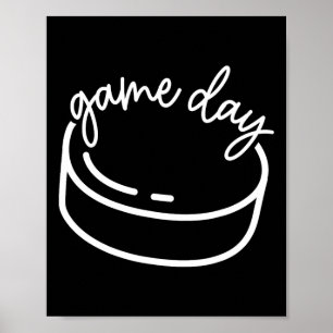 Game Day Sports Parent Hockey Mom Dad Hockey Fan S Poster