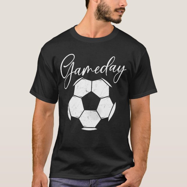 Game Day Sports Soccer Day family T-Shirt (Front)