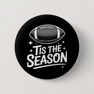 Game Day Support Football 2 Inch Round Button