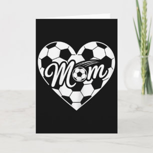Game Day Team Sports Heart Mothers Day Soccer Mom Card