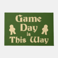 Game Day This Way Fun Boardgame Slogan  