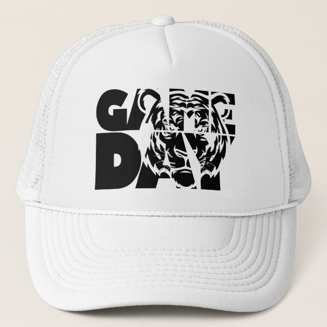 Game Day Tiger  Trucker Hat (Front)